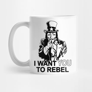 I Want You To Rebel Mug